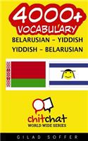 4000+ Belarusian - Yiddish Yiddish - Belarusian Vocabulary