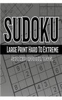 Sudoku Large Print Hard To Extreme 365 Days