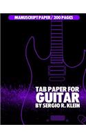 TAB paper for Guitar