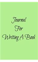 Journal For Writing A Book