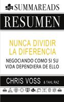 Resumen de Nunca Dividir la Diferencia