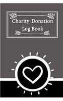 Charity Donation Log Book