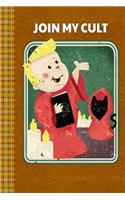 Join My Cult! Dark Humor Featuring a Satanic Boy