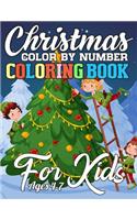 Christmas Color By Number Coloring Book for Kids Ages 4-7: Amazing Activity Book Full of Coloring, Matching, Crosswords, Word Searches, Color by Number & More! (Unique Activity Book for Kids)