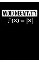 Avoid Negativity f(x) = -x-