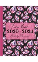 2020-2024 Five Year Monthly Planner