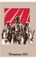 Terminplaner 2020: Wochenplaner zum notieren, organisieren und planen ca. DIN A5 6x9. Kalender / Terminkalender / Monats- / Tagesübersicht / Kontakt- / Geburtstags lis