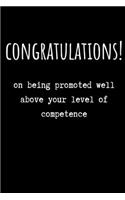 Congratulations! On Being Promoted Well Above Your Level of Competence