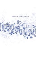 Ukulele Tabs Notebook: Composition and Songwriting Ukulele Music Song with Chord Boxes and Lyric Lines Tab Blank Notebook Manuscript Paper Journal Workbook Sheet for Begin