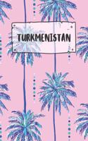 Turkmenistan: Dotted Travel Diary Notebook or Journey Dotted Grid Journal - Holiday Trip Pocketbook for Men and Women with Dots