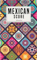 Mexican Score Sheets