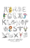 Animal Alphabet Coloring & Activity Book