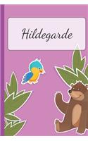 Hildegarde: Personalized Name Notebook for Girls - Custemized with 110 Dot Grid Pages - Custom Journal as a Gift for your Daughter or Wife -School Supplies or a