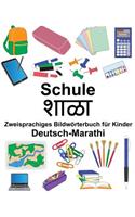 Deutsch-Marathi Schule Zweisprachiges Bildwörterbuch für Kinder