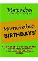 Memodoo Memorable Birthdays