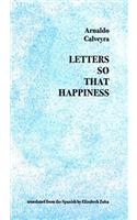 Letter So That Happiness