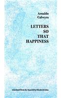 Letters So That Happiness