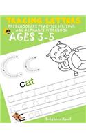 Tracing Letter Preschoolers Practice Writing ABC Alphabet Workbook*Kids Ages 3-5