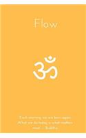 Flow: 6x9 Blank Gratitude Journal to Write In, For Daily Reflection & Mindfulness, Orange Cover (Diary, Notebook), 110 Lined Pages with Inspirational Quot