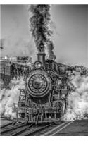 Steam Train Keeps on Rolling Journal: 150 Page Lined Notebook/Diary