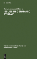 Issues in Germanic Syntax: (44 Trends in Linguistics. Studies and Monographs [TiLSM])