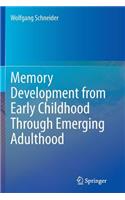 Memory Development from Early Childhood Through Emerging Adulthood