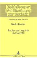 Studien Zum Slavischen Verbum