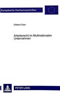 Arbeitsrecht Im Multinationalen Unternehmen