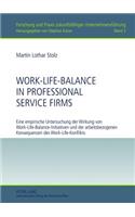 Work-Life-Balance in Professional Service Firms