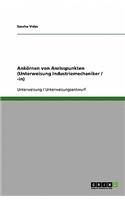 Ankörnen von Anrisspunkten (Unterweisung Industriemechaniker / -in)