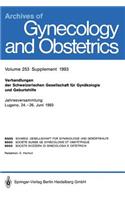 Verhandlungen Der Schweizerischen Gesellschaft Für Gynäkologie Und Geburtshilfe