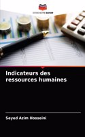 Indicateurs des ressources humaines