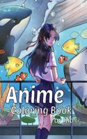 Anime coloring book for kids