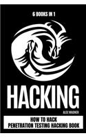 Hacking: How to Hack Penetration testing Hacking Book (6 books in 1)