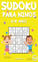 Sudoku Para Niños 6-8 Años: 200 Sudoku para Niños de 6-8 Años - Guía, Pro Tips y Soluciones Incluidas - Large (Vol. 6)(6 Sudoku Para Niños 6-8 Años)
