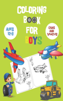 Coloring books for boys ages 8-12 cars