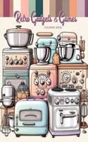 Retro Gadgets & Games Coloring Book