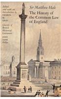 The History of the Common Law of England