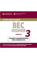 Cambridge BEC Higher 3 Audio CD