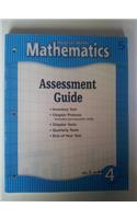 Houghton Mifflin Mathmatics: Assessment Guide Level 4: Assessment Guide Level 4