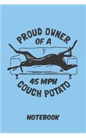 Funny Greyhound Notebook