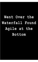 Went Over the Waterfall Found Agile at the Bottom