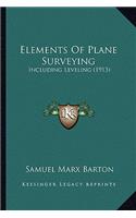 Elements of Plane Surveying