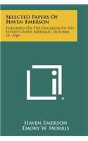 Selected Papers of Haven Emerson