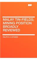 Malay Tin-Fields; Mining Position Broadly Reviewed