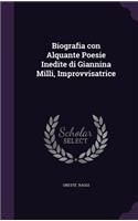 Biografia con Alquante Poesie Inedite di Giannina Milli, Improvvisatrice