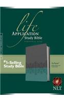 NLT Life Application Study Bible Personal Size Juniper/Gray