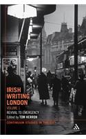 Irish Writing London: Volume 1