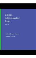 China's Administrative Laws (Vol. II)