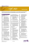 CPT 2021 Express Reference Coding Card: Ophthalmology